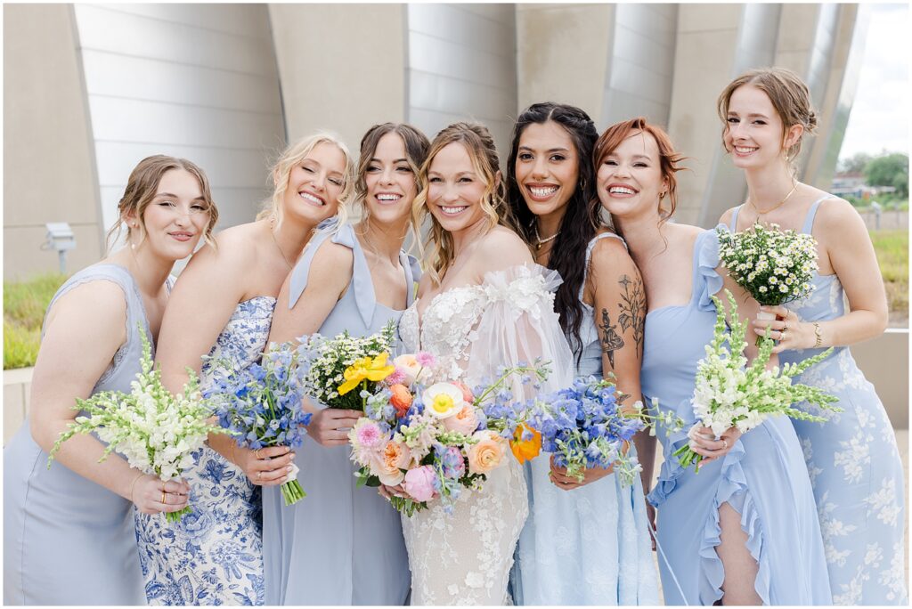 beautiful bridal party 