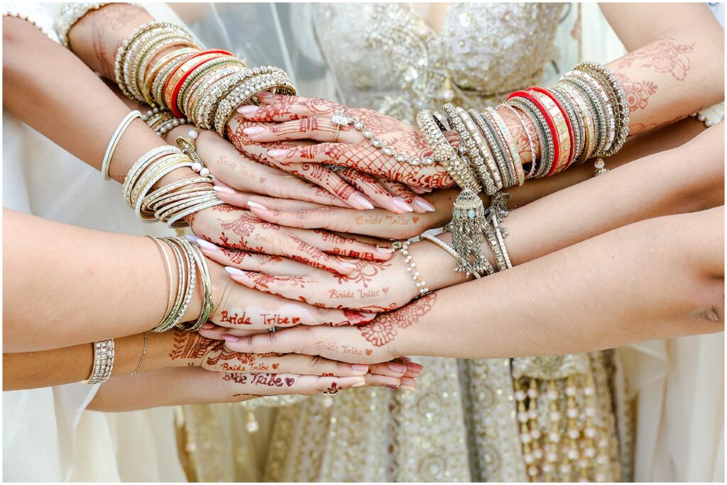 Vibrant and colorful Indian wedding photography capturing the beauty of a traditional Hindu wedding ceremony in Arkansas.