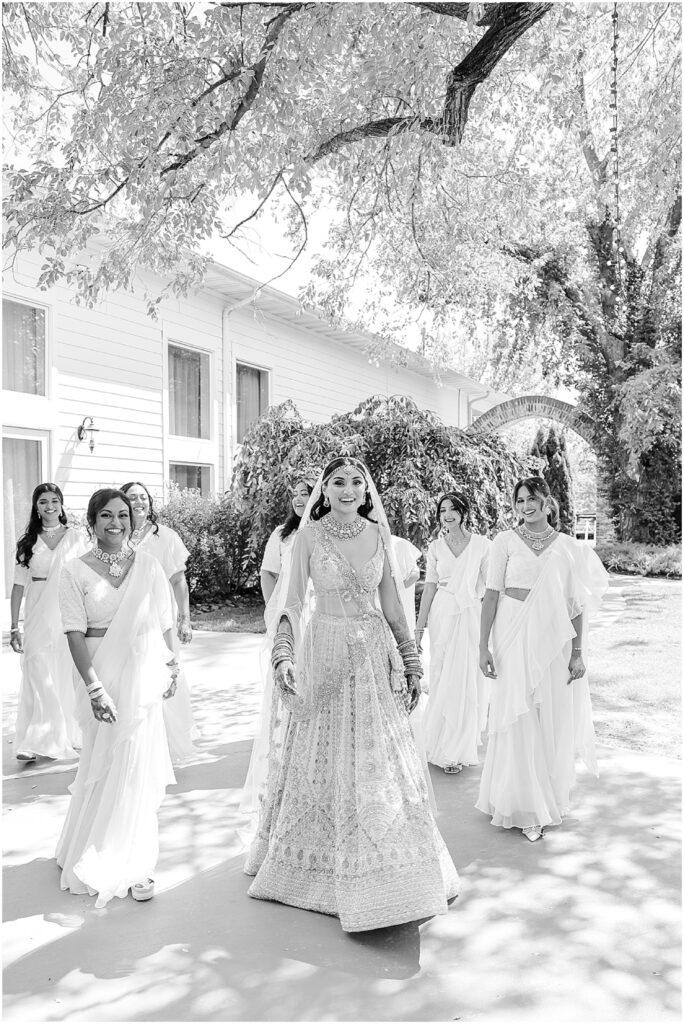 Vibrant and colorful Indian wedding photography capturing the beauty of a traditional Hindu wedding ceremony in Arkansas.