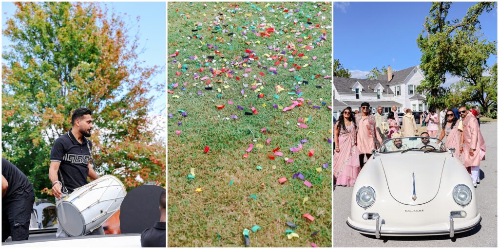 Hindu Wedding Ceremony Photography Baraat Ballroom on I Street - Kansas City Wedding Photographer 